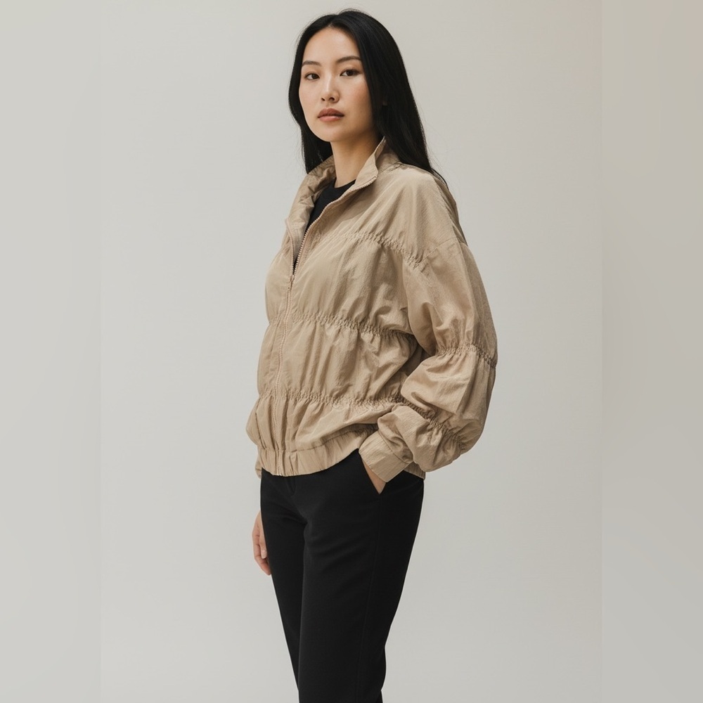 Missguided Tan Jacket Women's Size 6